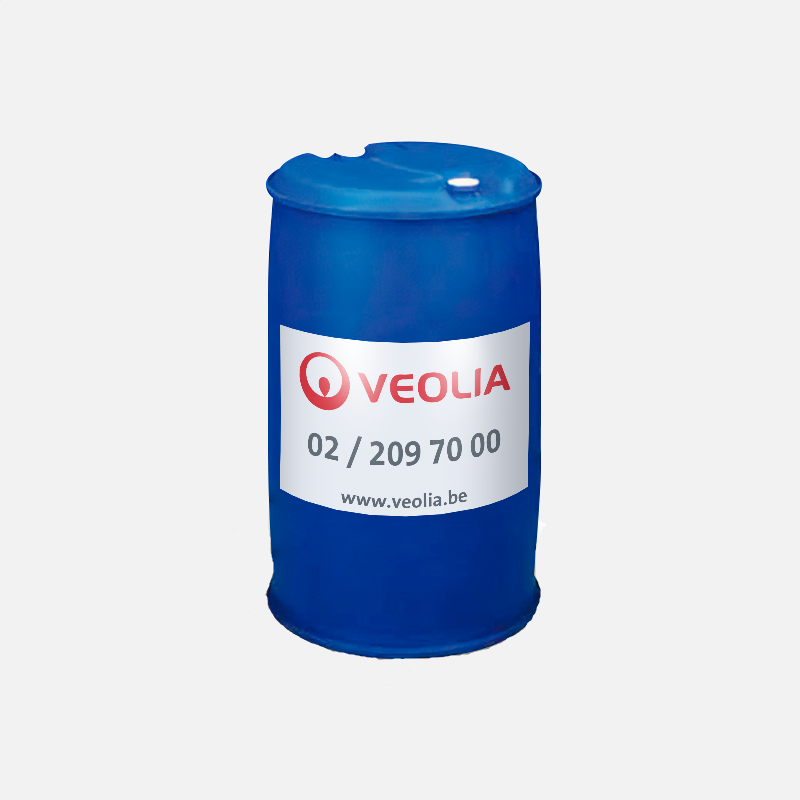 Afgewerkte olie vloeistofvat plastic van 200 liter | Veolia Belgium