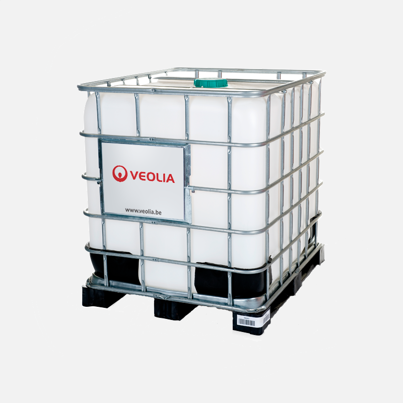 Afgewerkte olie multibox van 1000 liter | Veolia Belgium