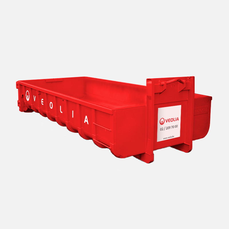 Houtafval type B afzetcontainer huren van 10 m³ | Veolia Belgium