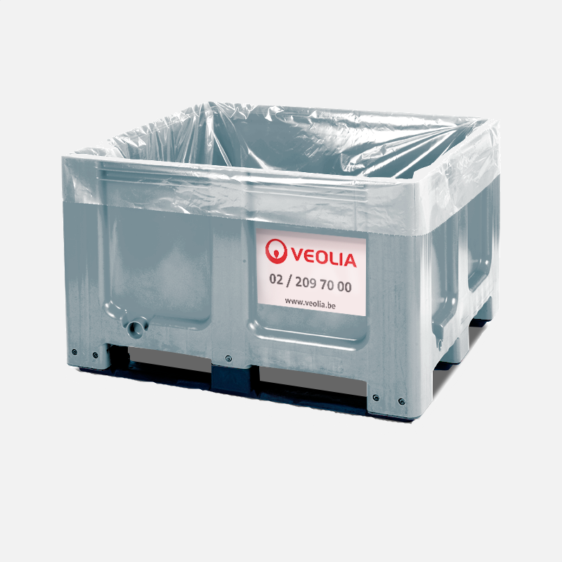 Opruimafval plastibac van 650 liter | Veolia Belgium