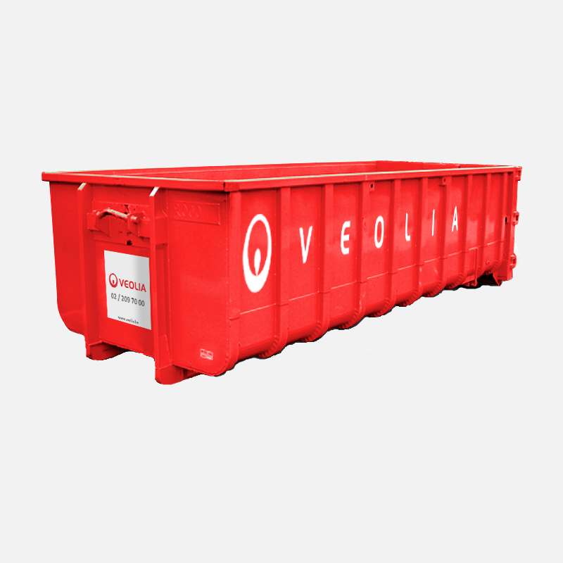 Container van 20 m³ voor Piepschuim of EPS huren  | Veolia Belgium