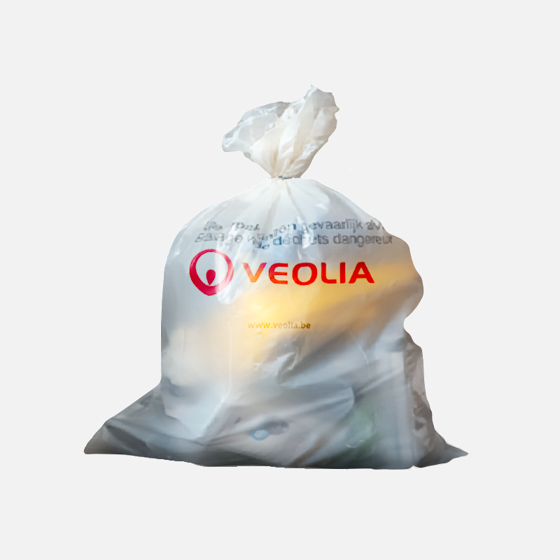 Zak voor lege metaalverpakkingen van gevaarlijk afval | Veolia Belgium