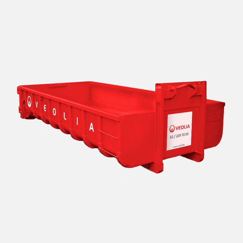 Een container voor witte big bags huren| Veolia Belgium