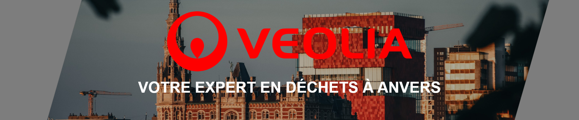 Bannière - Un conteneur pour vos déchets à Anvers | Veolia Belgique