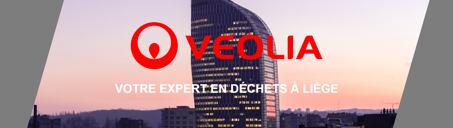 Bannière - Un conteneur pour vos déchets à Liège | Veolia Belgique