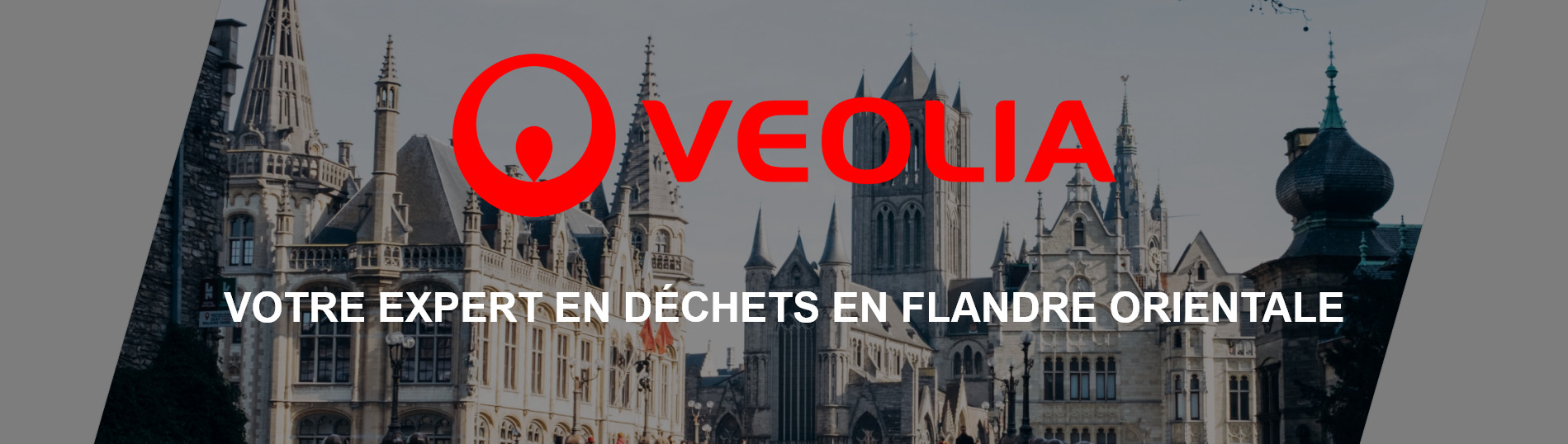 Bannière - Un conteneur pour vos déchets en Flandre Orientale| Veolia Belgique