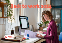 Back to work: une gestion efficace des déchets au bureau